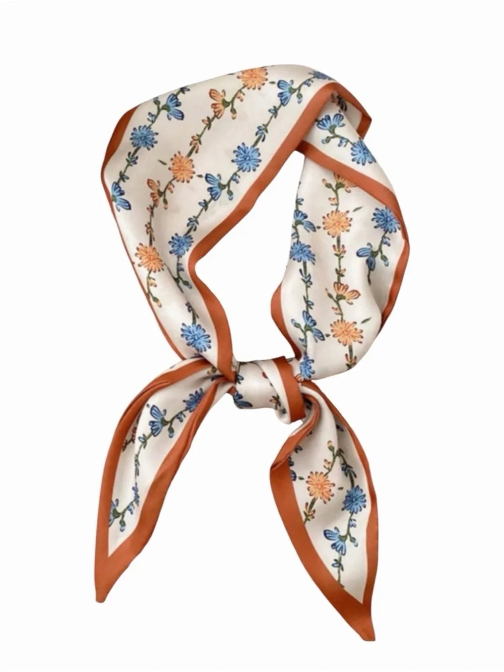 Bohemian Print Twilly Scarf Set NWT